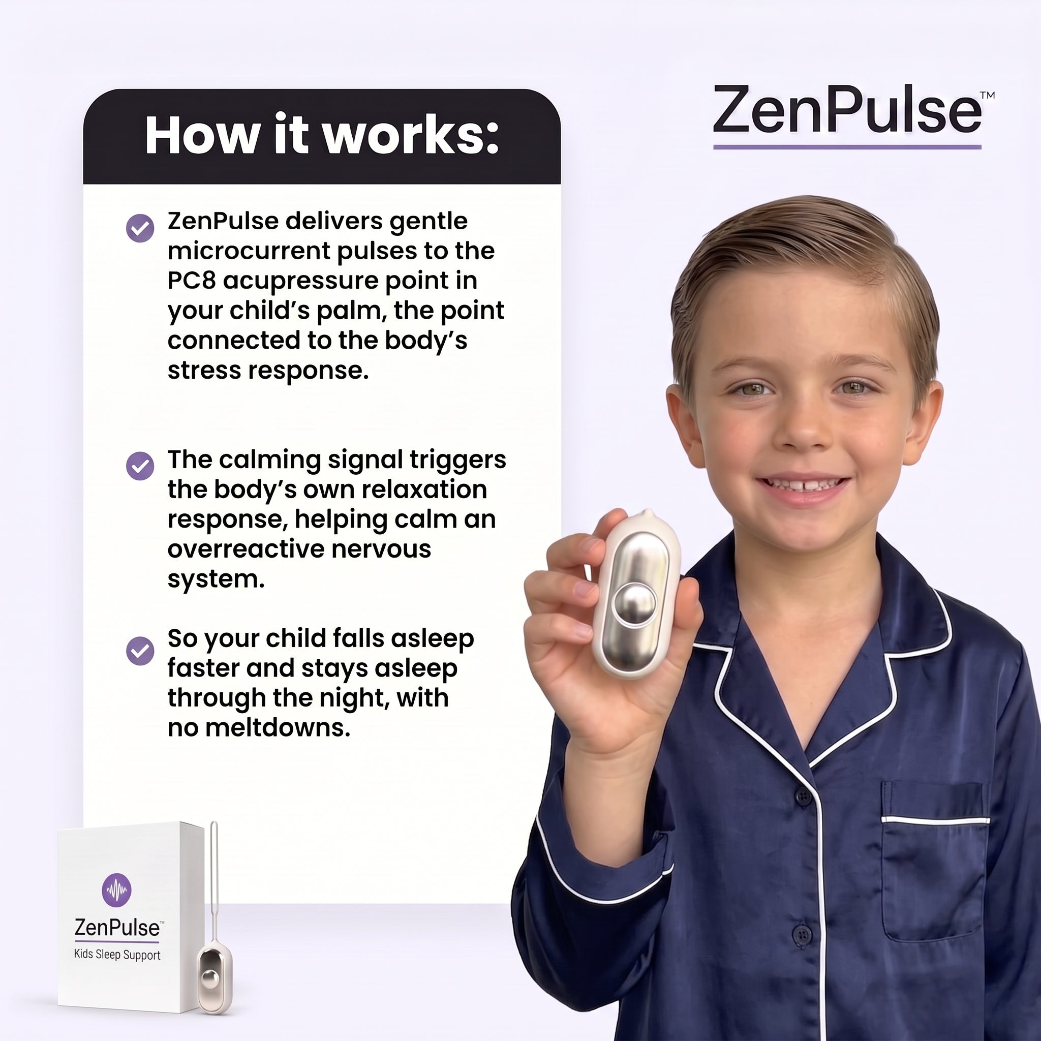 ZenPulse™ - Kids Sleep Support